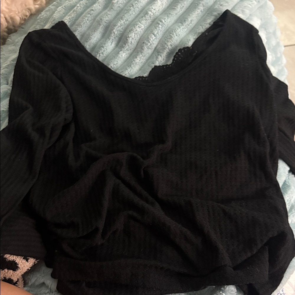 Elegant Black Women's Top